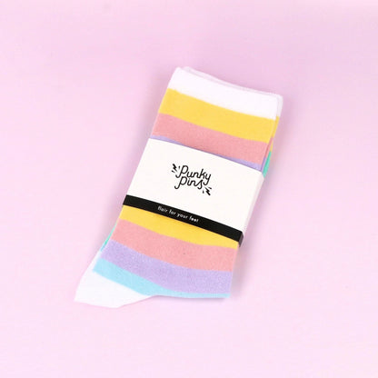 Pastel Rainbow Socks