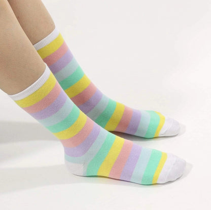 Pastel Rainbow Socks