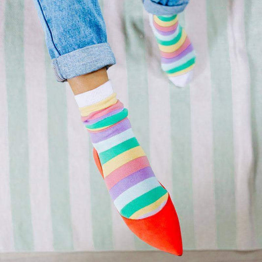 Pastel Rainbow Socks
